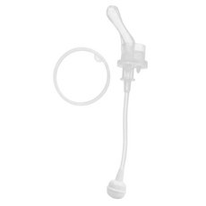 Nuby PPSU學飲杯 吸管配件 粗吸管, 300ml, 1組, 透明