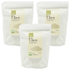 올가홀푸드 유기농 생 찹쌀가루, 350g, 3개
