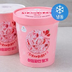 스노윗 아임파인 딸기 젤라또 (냉동), 474ml, 1개입, 1개