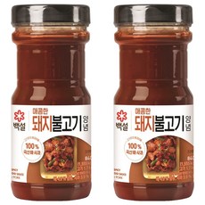 CJ BEKSUL 白雪 韓式豬肉烤肉醬, 840g, 2個