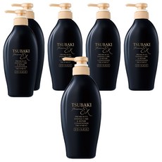 TSUBAKI 思波綺 頂級EX受損護理&修護潤髮乳 護髮素, 6個, 450ml