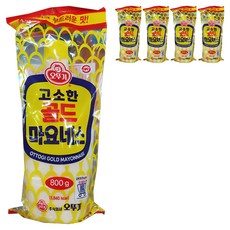 오뚜기 고소한 골드 마요네스, 800g, 5개