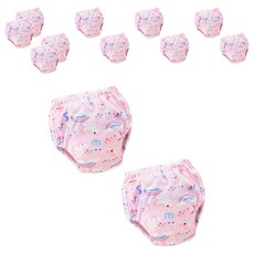 STARDOOR 幼兒可愛圖案如廁訓練褲 2件組, 獨角獸, 6個