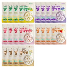 Well&Good 美味風景 米香餅 原味+草莓口味+藍莓口味+蘋果口味+南瓜口味, 125g, 4組