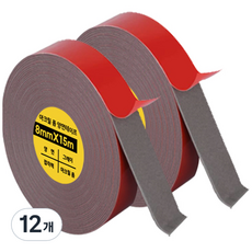 DADA 壓克力泡棉雙面膠帶 8mm x 15m, 12個