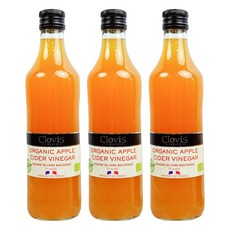 Clovis 蘋果醋, 500ml, 3個