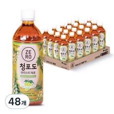 맥널티커피 제로 청포도 아이스티, 500ml, 48개