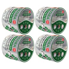 스코라 초강력 부틸 방수 테이프 은색 10cm x 5m, 4개