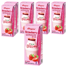 Binggrae 草莓牛奶, 6入, 200ml