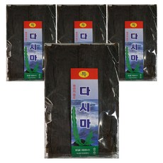 백송식품 완도 다시마, 500g, 4개