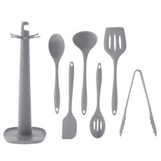 comet 矽膠廚具7件組, 1套, 7件, 灰色