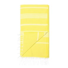 TOWEL TO GO 輕薄時尚浴巾, 亮黃條紋, 1條