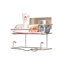 奇麗屋 多功能吹風機置物架, 免釘免鑽, 304不鏽鋼材質, 1個