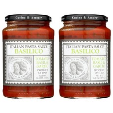 CUCINA & AMORE 羅勒番茄義大利麵醬, 475g, 2個