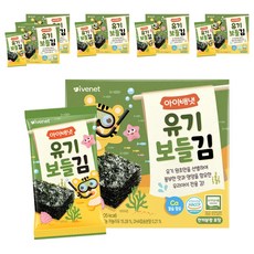 韓國 ivenet 包飯用傳統海苔, 海鹽口味, 20g, 6盒