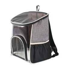 Phoenix 菲尼斯 寵物都會透亮方桶包, 灰色, 1個