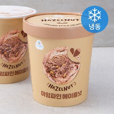스노윗 아임 파인 헤이즐넛 젤라또 (냉동), 474ml, 1개입, 1개