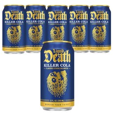 LiquidDeath Killer可樂香氣氣泡水, 355ml, 6個