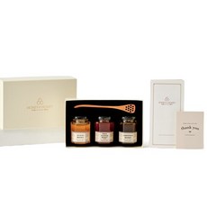 HONEY BY HONEY 蜂蜜罐禮盒 洋槐蜂蜜 120g+野花蜜 120g+栗子蜂蜜 120g+提袋, 1組