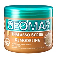 Geomar 吉兒瑪 Thalasso Scrub身體磨砂膏，含海鹽和咖啡粉, 600g, 1罐