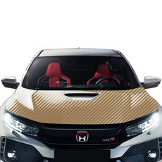 엑스핏 카본 패브릭 시트지 670mm x 1500mm, 사선골드, 1개