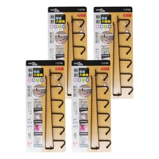 minono 米諾諾 櫥櫃隔板六聯鉤 27 x 1.3 x 7cm, 112789, 4個