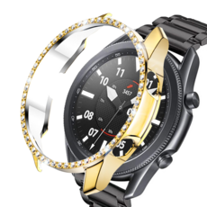 LuA lovel Galaxy Watch水鑽防摔保護殼, 金黃色
