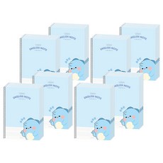 POPO FANCY Rhino 國小英語筆記本, 40個, 藍色