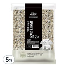 더담은 100% 국산 체질균형식 12곡, 1kg, 5개