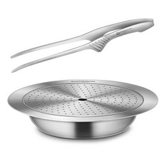 WAGENSTEIGER IH全不鏽鋼蒸鍋+專用夾子組, 混色, 1組