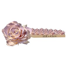 索拉花 碎邊牡丹 4.5cm, 霧紫