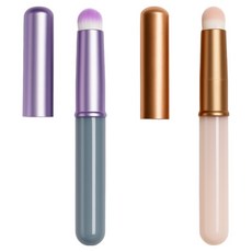 THE압구정언니 핑거팁 립스머지 립브러쉬, 2개, 퍼플, 핑크