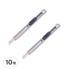 델리 커터칼 E2053, 실버, 10개