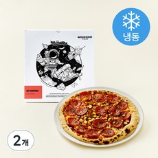 우주인피자 핫페퍼로니 (냉동), 418g, 2개, 1개입