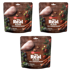 하림펫푸드 어덜트 강아지 더리얼 로우 건조사료, 닭, 50g, 3개