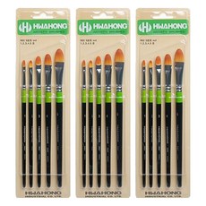 화홍 디자인붓 F 982 5p 세트, 5종, 3세트