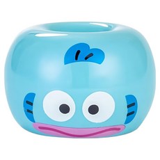 HANGYODON 人魚漢頓 陶瓷多功能置物架 裝飾 文具 牙刷架 筆架 化妝刷具, 1個, 人魚漢頓 藍色