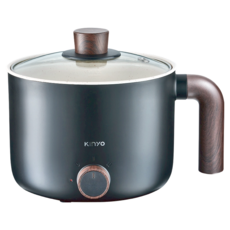 Kinyo 多功能陶瓷美食鍋 黑色, FP-0876