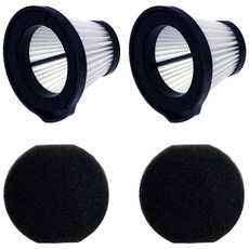 PUREBURG 淨博 替換用HEPA集塵濾網 + 前置過濾棉 適用Chimei奇美手持/直立式二合一吸塵器 VC-SE2PHW/Perfect PV-190, AP23, 2套