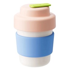 CHAKO LAB 環保隨行BOBO陶瓷咖啡杯 420ml, 多肉桃桃, 1個