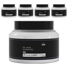 Bas Black Label Basic Plus 生活除臭劑 正裝 花束香, 350g, 5個