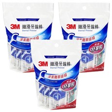 3M 細滑牙線棒分享包 ECO新版, 16mm, 50支, 9個