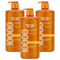 엘라스틴 프로틴 클리닉 10000 고영양 단백질 트리트먼트 플로럴머스크향, 1L, 3개