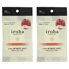 iroha 私密護膚濕巾, 40ml, 2包