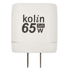 Kolin 歌林 65W氮化鎵USB+PD充電器 65 x 45 x 30mm 48g, 白色, 1個