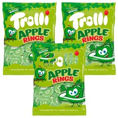 Trolli 戒指造型軟糖 蘋果口味, 100g, 3包