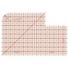 Clover 可樂牌 熨斗用定規尺 150 x 100mm, 1個