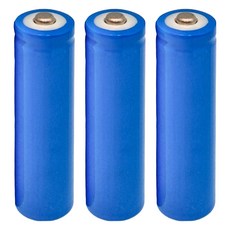 EDISH 可充電鋰電池 1800mAH 6.6 x 1.8cm, 3個裝, 3個