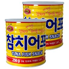 머거본 참치어포 스낵, 250g, 2개