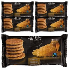 ALLBIO 허니 스트룹 와플 6p, 175g, 5개